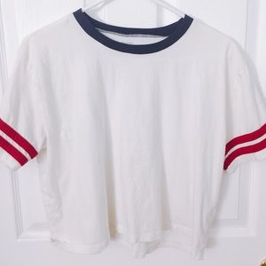 Cropped retro shirt